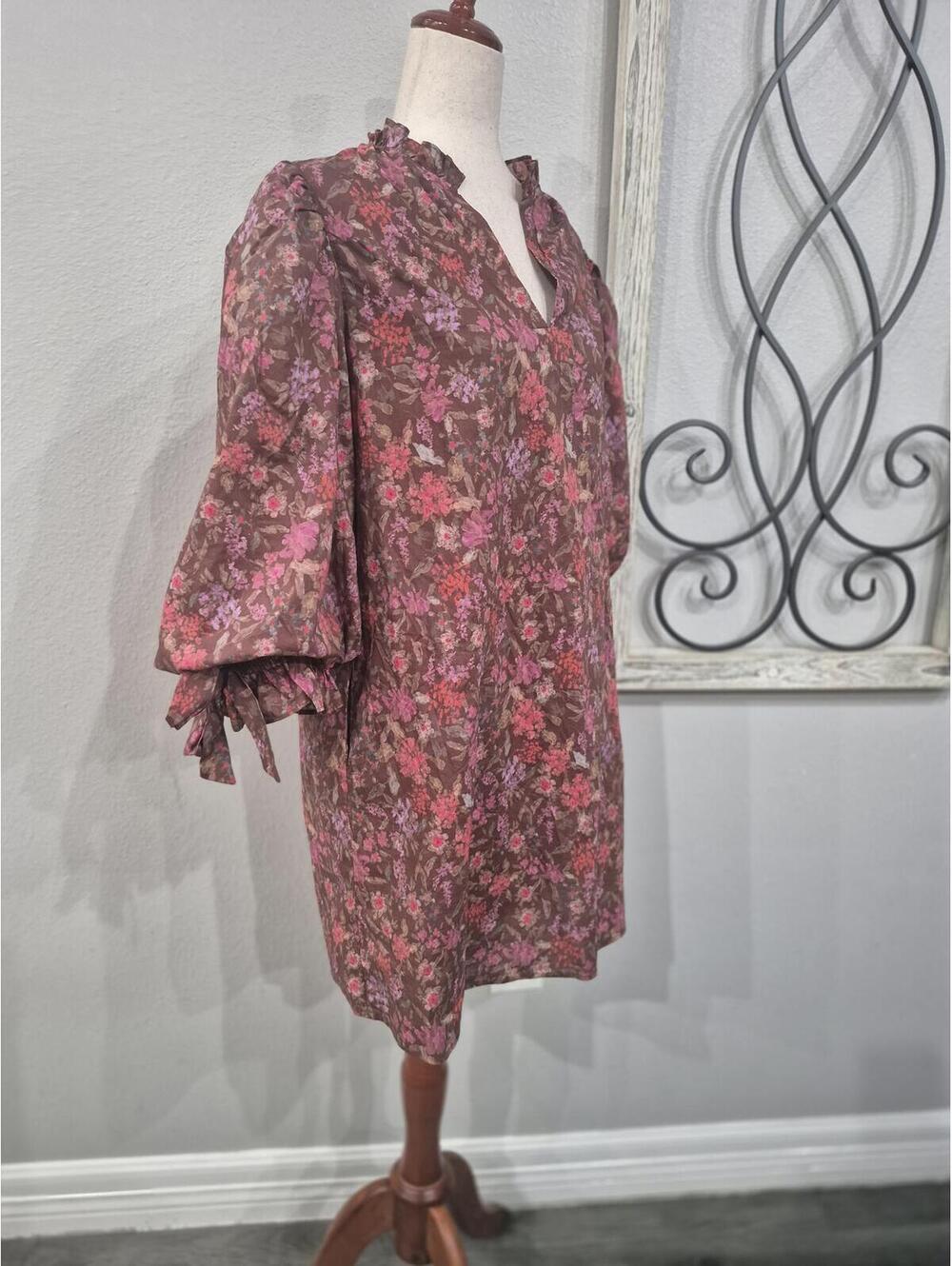 ENTRO Mini Dress Size Medium - Picture 5 of 6